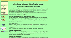 Desktop Screenshot of gesundheit.fuer-uns.de