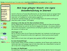 Tablet Screenshot of gesundheit.fuer-uns.de